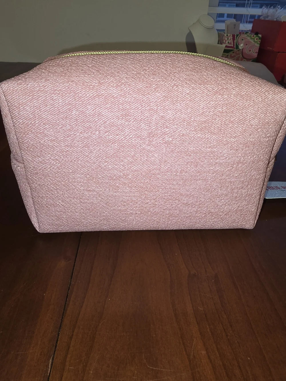 True Religion Pale Pink 💕 Canvas Logo Pouch, New with Tags!